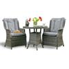 Almara Bistro Set 2 X High Back Chairs And Table