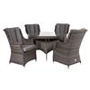 Almara Dining  Set 4 X High Back Chairs And Table