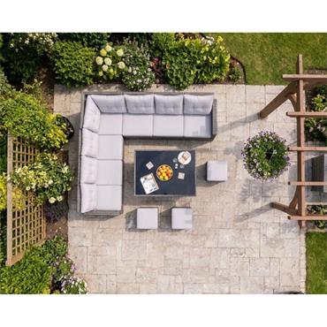 Almara Dining  Set 8 X High Back Chairs And Table