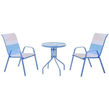 Costa Bistro Set 2 Chairs & Table