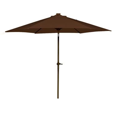 Aluminum 3 Metre Parasol Grey With Led's And Tilt