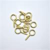 Small Brass Screw Eyes 21 x 2mm 