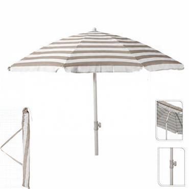 Beach Garden Parasol Taupe 2 Metre