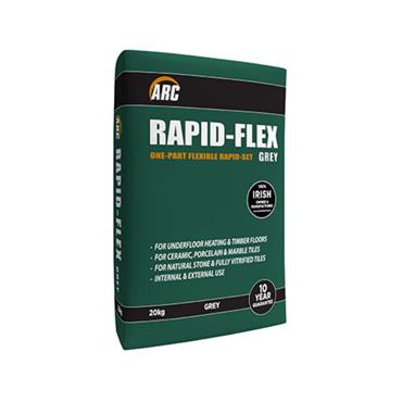 Arc Rapid Set Flex Grey Tile Adhesive 20kg