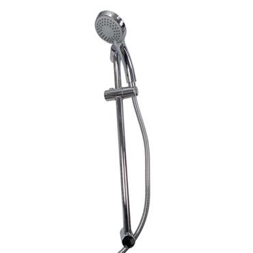Aqua 3 Function Shower Riser Rail Kit Chrome