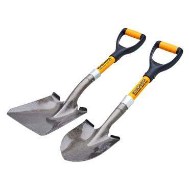 Roughneck Bulk & Round Micro Shovel Twin Pack