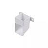 White Amazon 70mm Pipe Shoe & Bracket