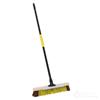 Bulldozer Dual Fill Bass/PET Broom with Metal Scraper 18"