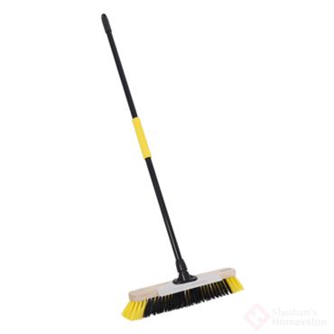 BULLDOZER Dual Fill Soft PET Broom with Metal Scraper 457mm (18in)