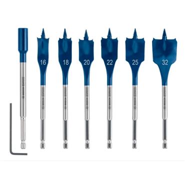 Bosch 7 Piece Flat Bit Selfcut Speed Spade Set