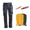 Snickers 6241 Or 6251 Trousers, Dry Marker, Refills & Knee Pads