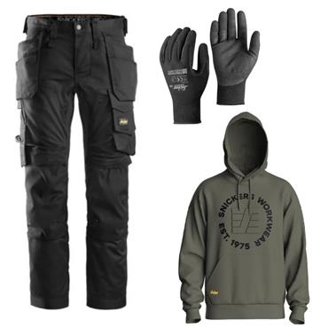 Snickers 6241 Or 6251 Trousers, 2010 Hoodie & Gloves
