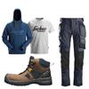 Snickers 6241 Or 6251 Trousers, 2894 Hoodie, Tee Shirt & Solid Gear Boots