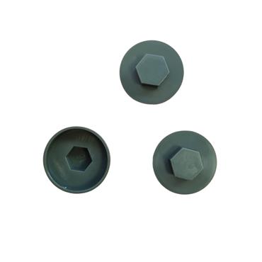 Tex Screw Caps  Olive Green  (pk 100)
