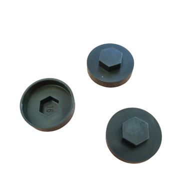 Tex Screw Caps  Juniper Green (pk 100)