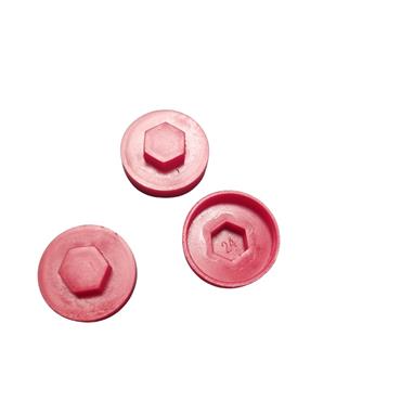 Tex Screw Caps Poppy  Red  (pk 100)