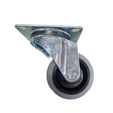 2" Grey Rubber Swivel Castors
