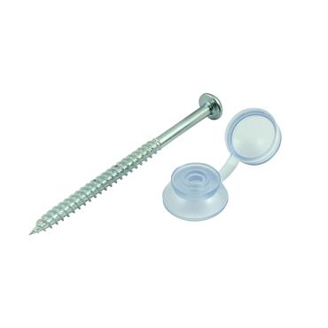 Corrugated Sheet Fixings Clear Screw & Cap