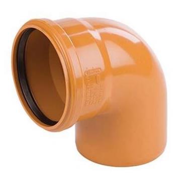 6" x 90 deg Single Socket Sewer Bend