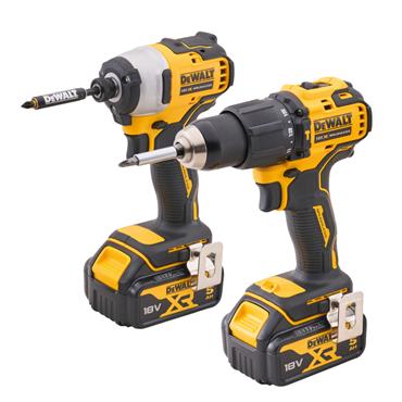 Dewalt 18v Combi & Impact Drill Twin Pack