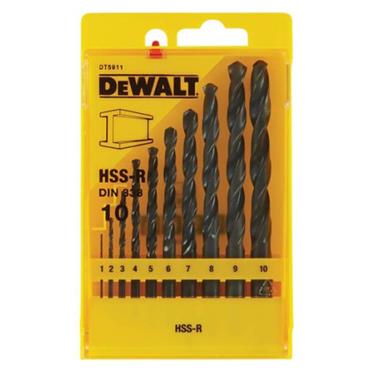Dewalt Hss Jobber Drill Bit Sets 10 Piece