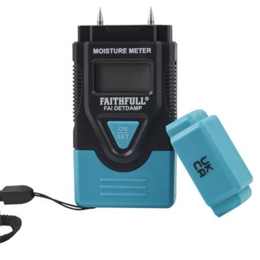 Faithfull Damp & Moisture Meter Lcd Display