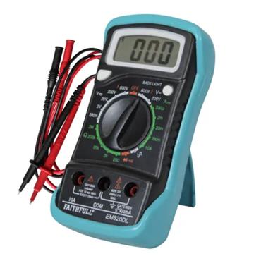Faithfull Multi Meter Lcd Display Cat2 200/600v