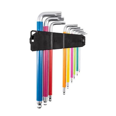 Faithfull 9 Pce Colour Coded Hex Key Set