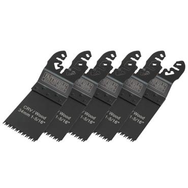 Multi Functional Tool Flush Wood Blade  Set 34mm Pack Of 5