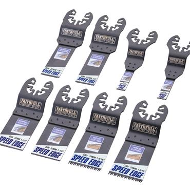 Faithfull 8 Piece Multi-Tool Speed Blade Set