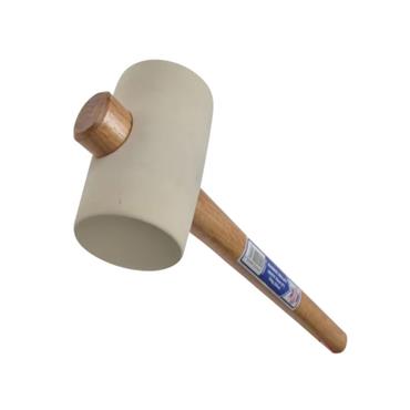Faithfull Rubber Mallet White 794 Grams