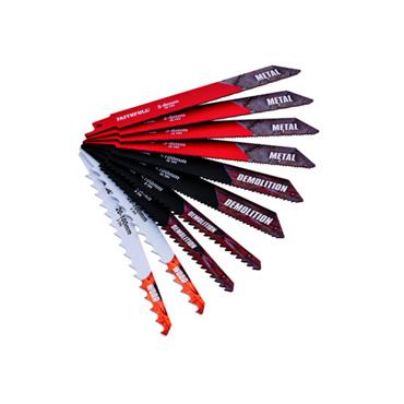 Faithfull 10 Piece Sabre Saw Blade Set