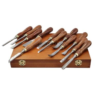 Faithfull  12 Piece Woodcarving Chisel Set