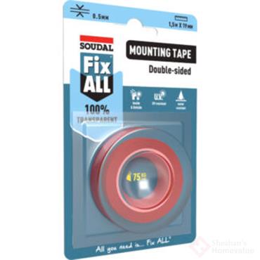 Soudal Fixall Mounting Tape Clear