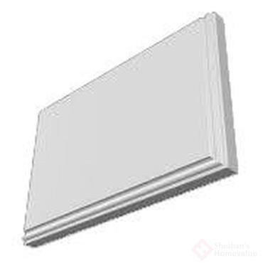 Pvc Gable Box White Left