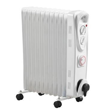 Oil Filled Radiator 2.5 Kw 11 Fin With Timer