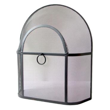 Large Premium Curved Black Fireguard