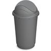 Kis Bullet Bin Grey 60L  