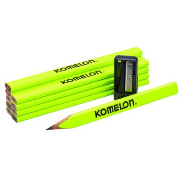 Komelon Carpenters Pencils & Sharpener Set