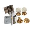 Portroe Set Antique Brass Bathroom Set