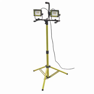Lighthouse Twin Head Site Light 8000 Lumen 110v