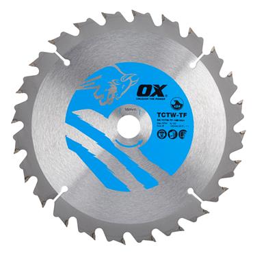 Ox Saw Blade 165 x 16mm X 24 Tooth