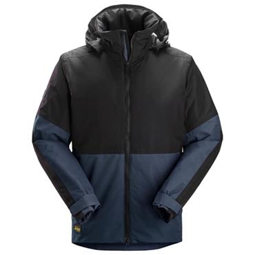 Snickers AllroundWork Waterproof Insulated Jacket NavyBlack