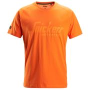 Snickers 2590 Logo Tee Shirt Warm Orange