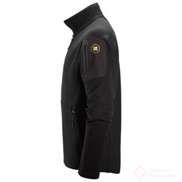 Snickers 9435 Thermal Body Mapping Fleece Half-Zip Jacket Black