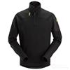 Snickers 9435 Thermal Body Mapping Fleece Half-Zip Jacket Black