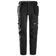 Snickers 6218 AllroundWork 4 Way Stretch Trousers Holster Pockets Black