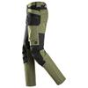 Snickers 6218 AllroundWork 4 Way Stretch Trousers Holster Pockets Khaki Green / Black