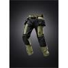 Snickers 6218 AllroundWork 4 Way Stretch Trousers Holster Pockets Khaki Green / Black
