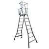 Aluminium Adjustable Height Podium Ladder 1.36 To 2.14 Metres
